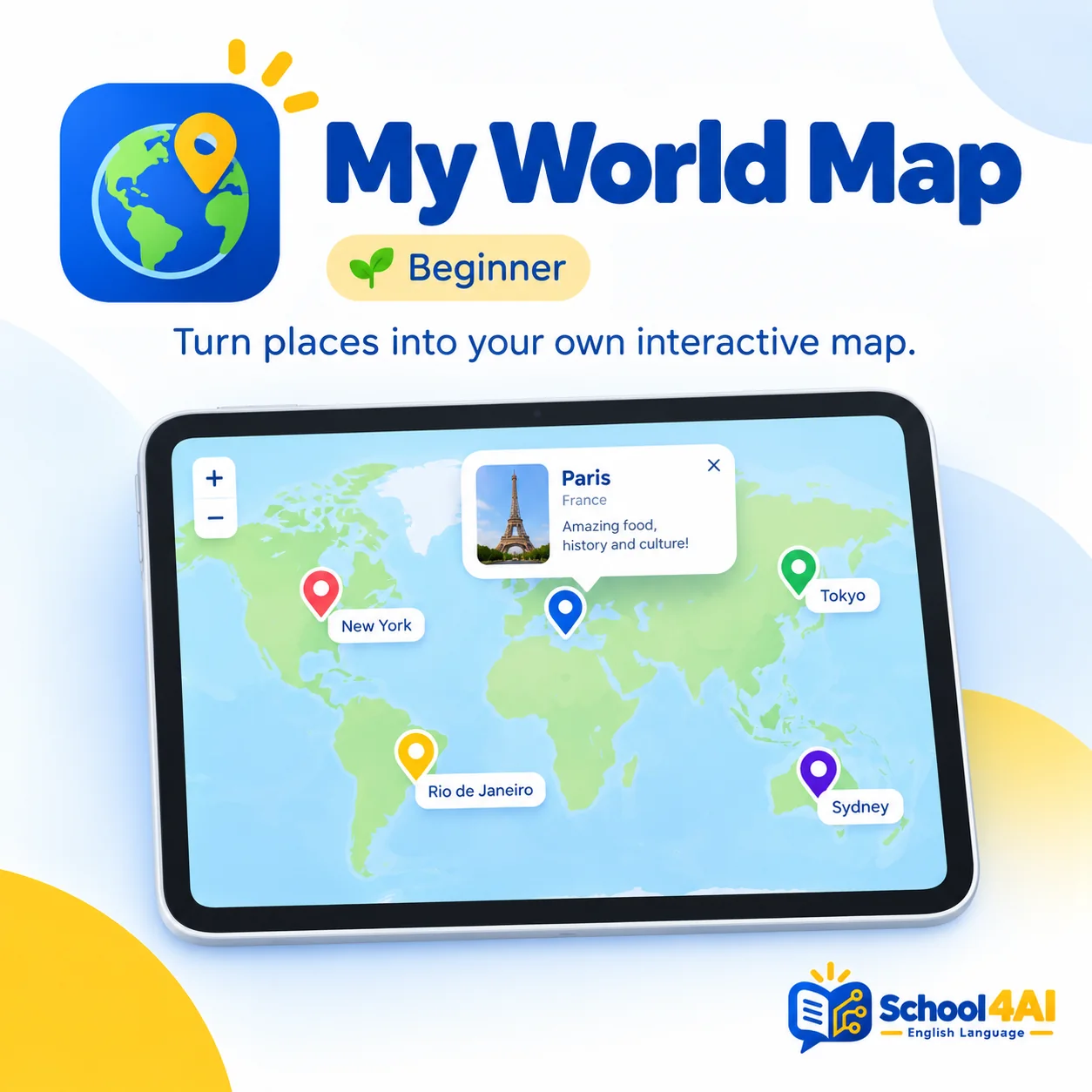 Hình xem trước ứng dụng My World Map