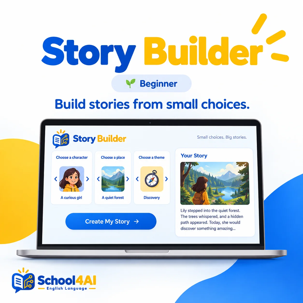 Hình xem trước ứng dụng Story Builder